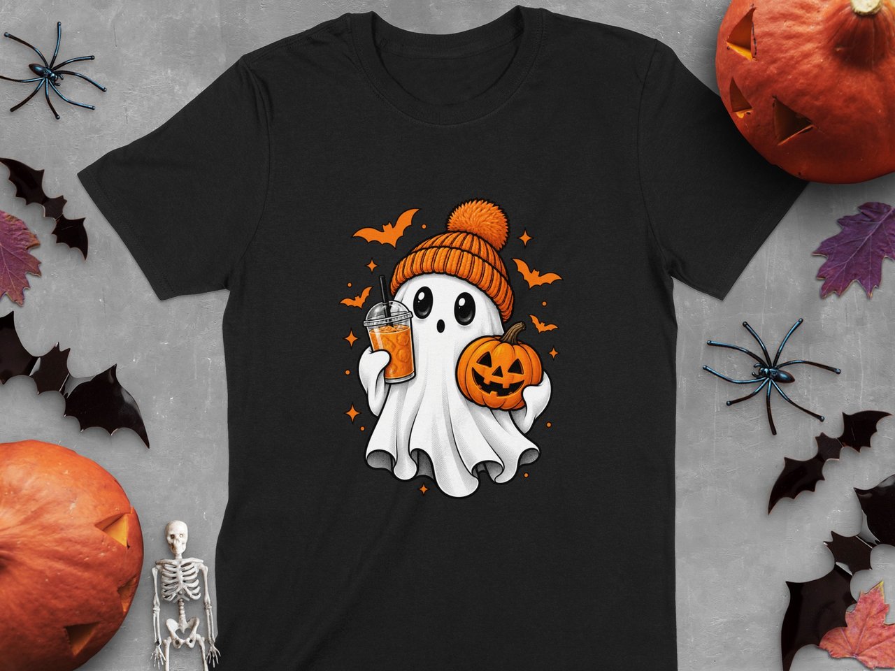 Cozy Ghost Iced Coffee Sticker