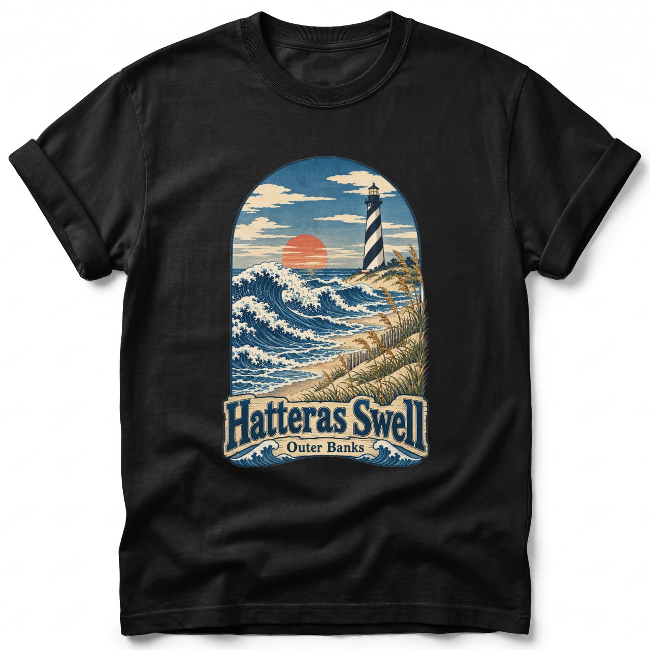 Hatteras Swell ~ Comfort Colors Premium Tee