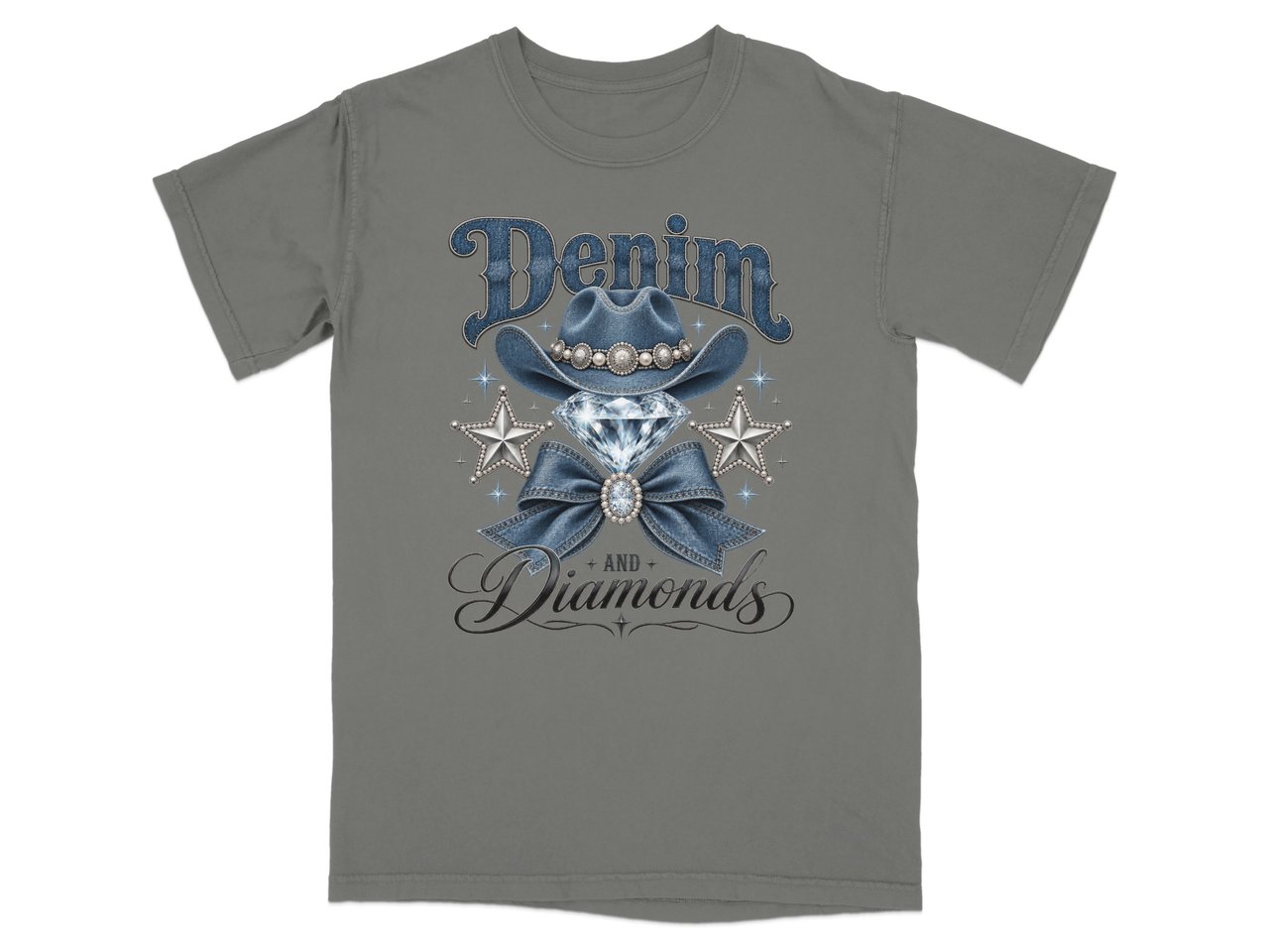 Denim and Diamonds Tee