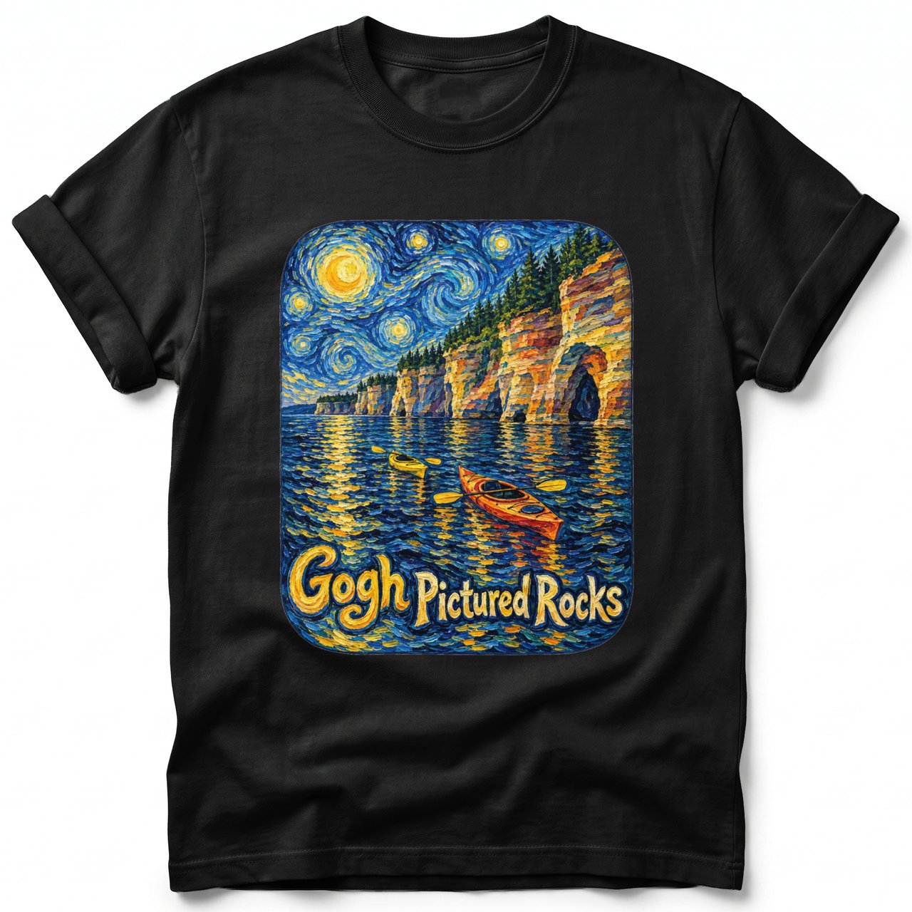 Gogh Pictured Rocks ~ Comfort Colors Premium Tee