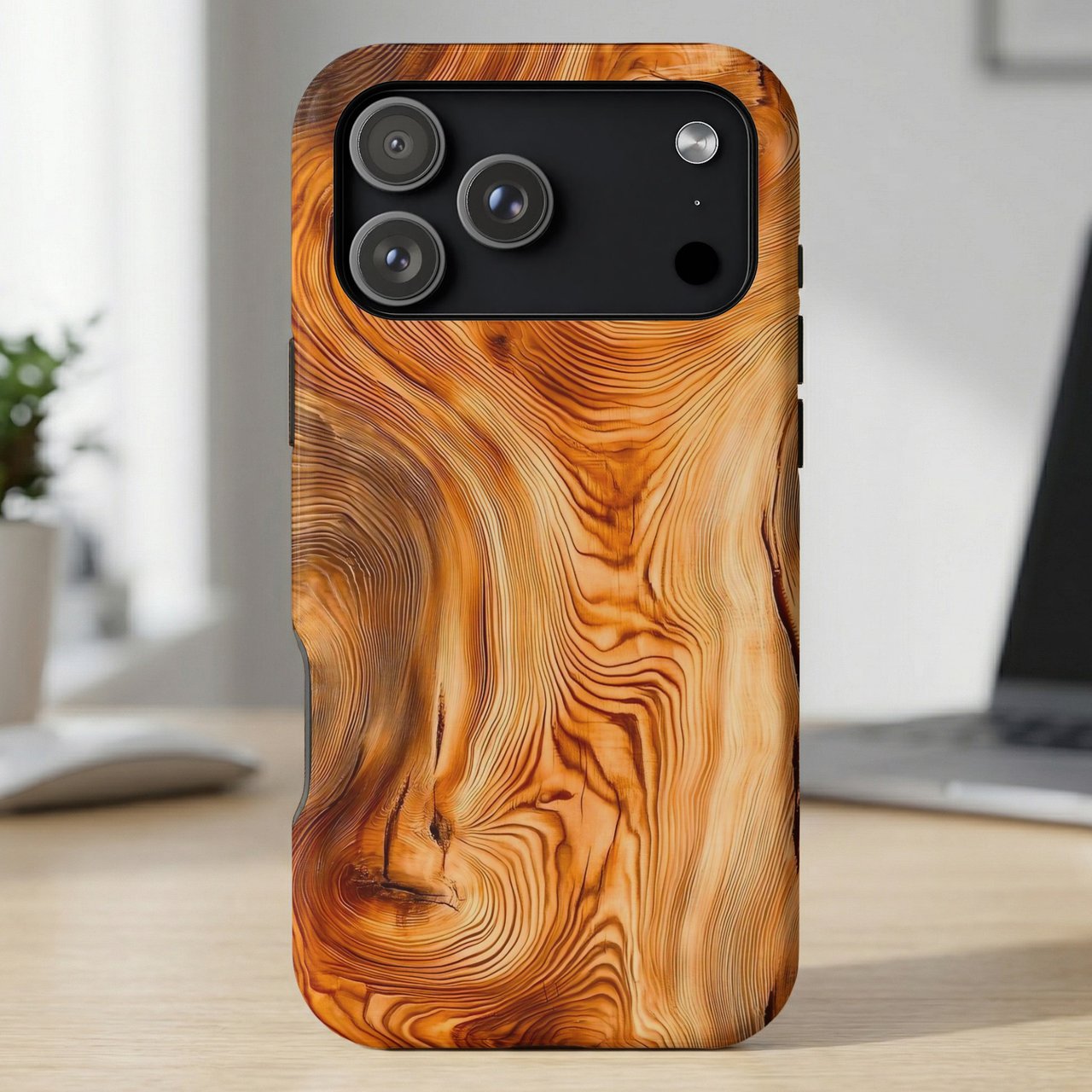 Rustic Wood Grain MagSafe® Phone Case