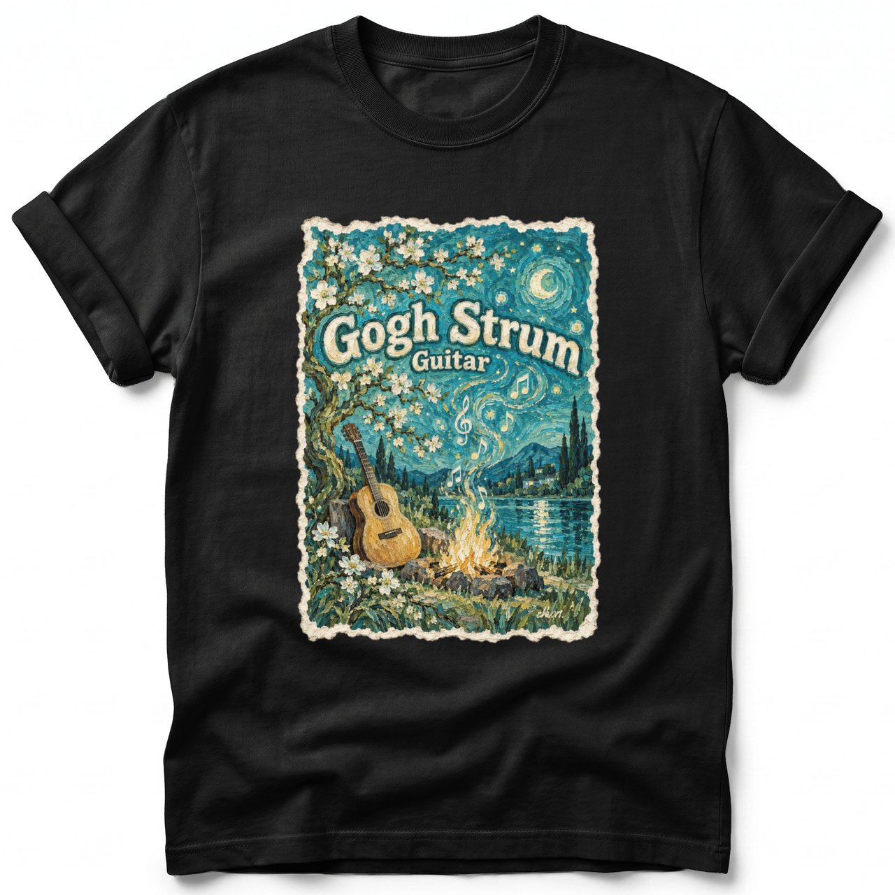Gogh Strum ~ Comfort Colors Premium Tee