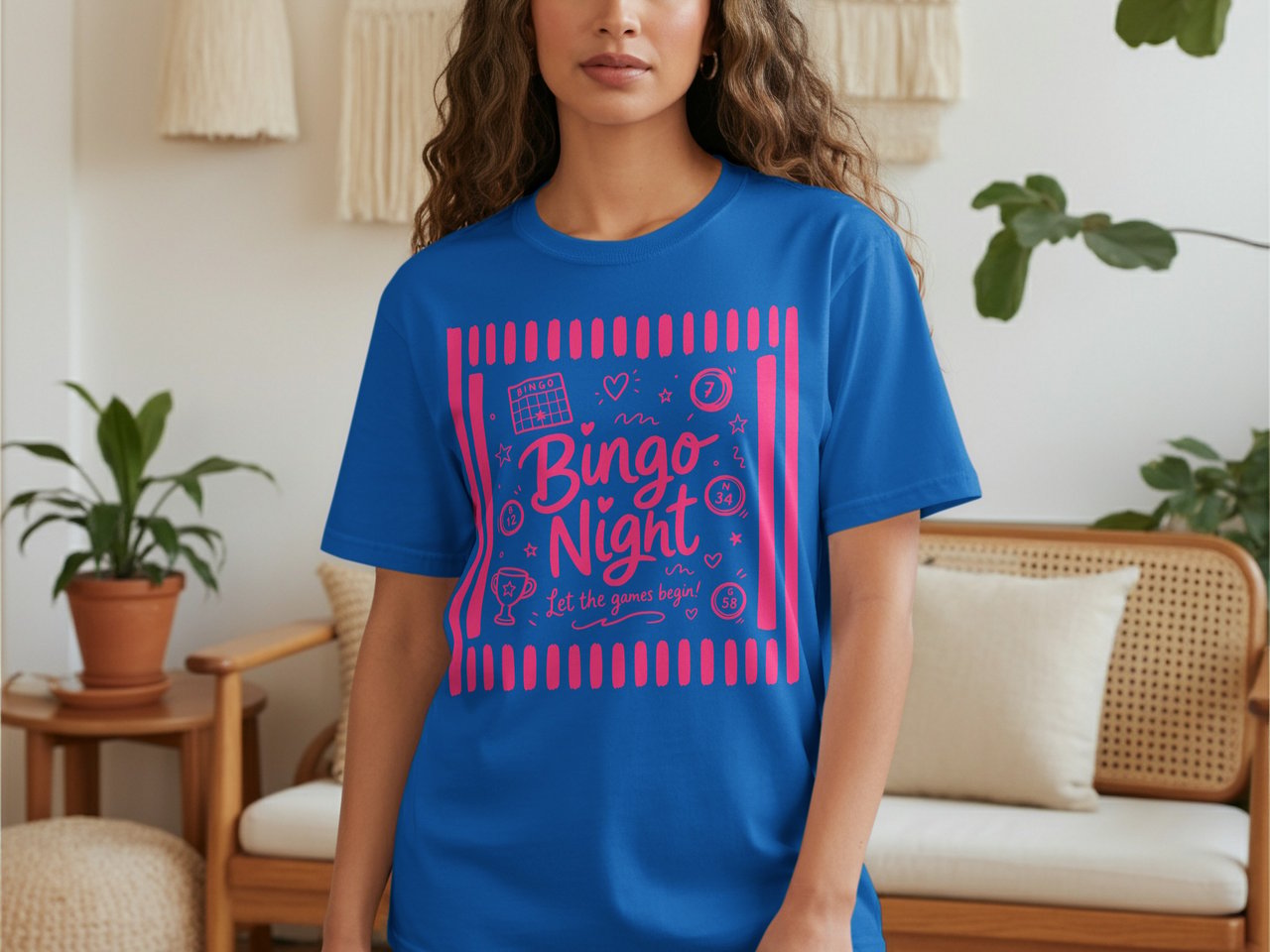 Bingo Night Fun Graphic T-Shirt