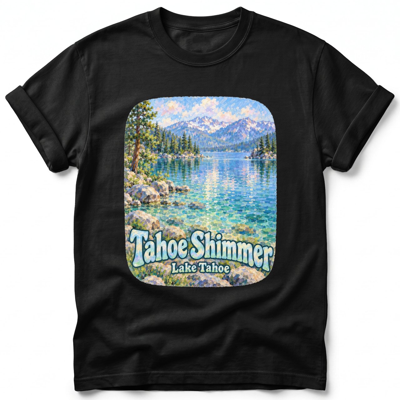 Tahoe Shimmer ~ Comfort Colors Premium Tee