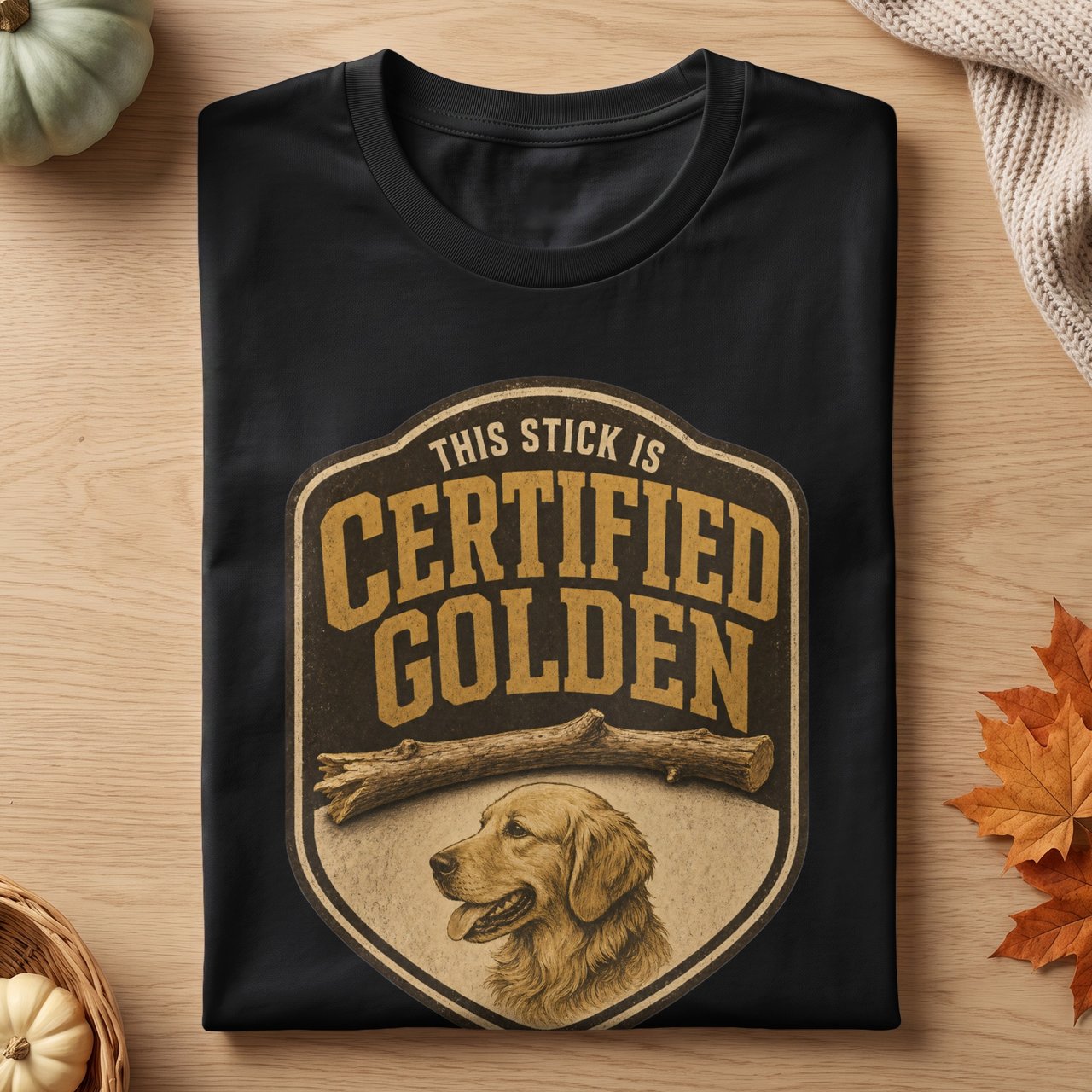 Certified Golden Retriever Tee