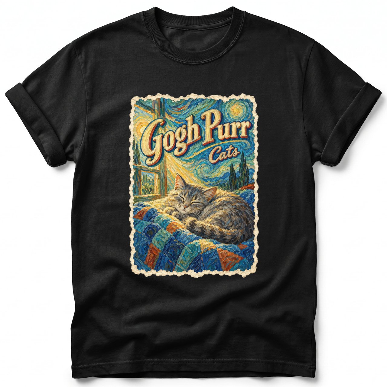 Gogh Purr ~ Comfort Colors Premium Tee