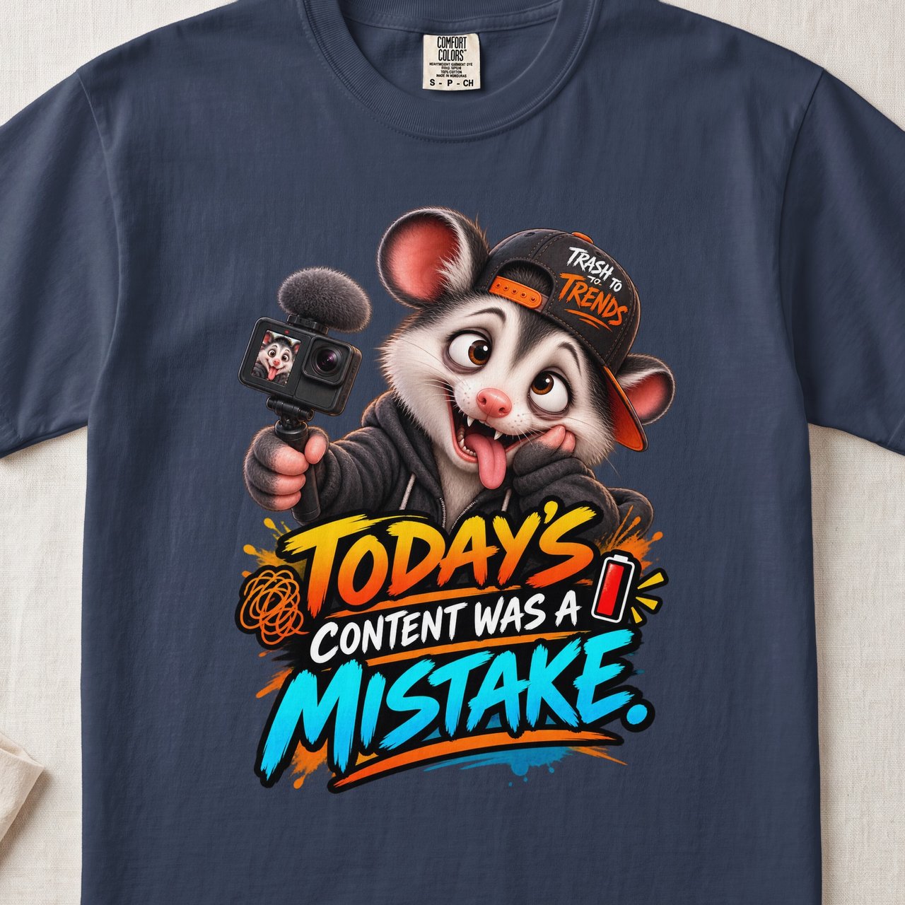 Content Was A Mistake Parker the Possum Tee