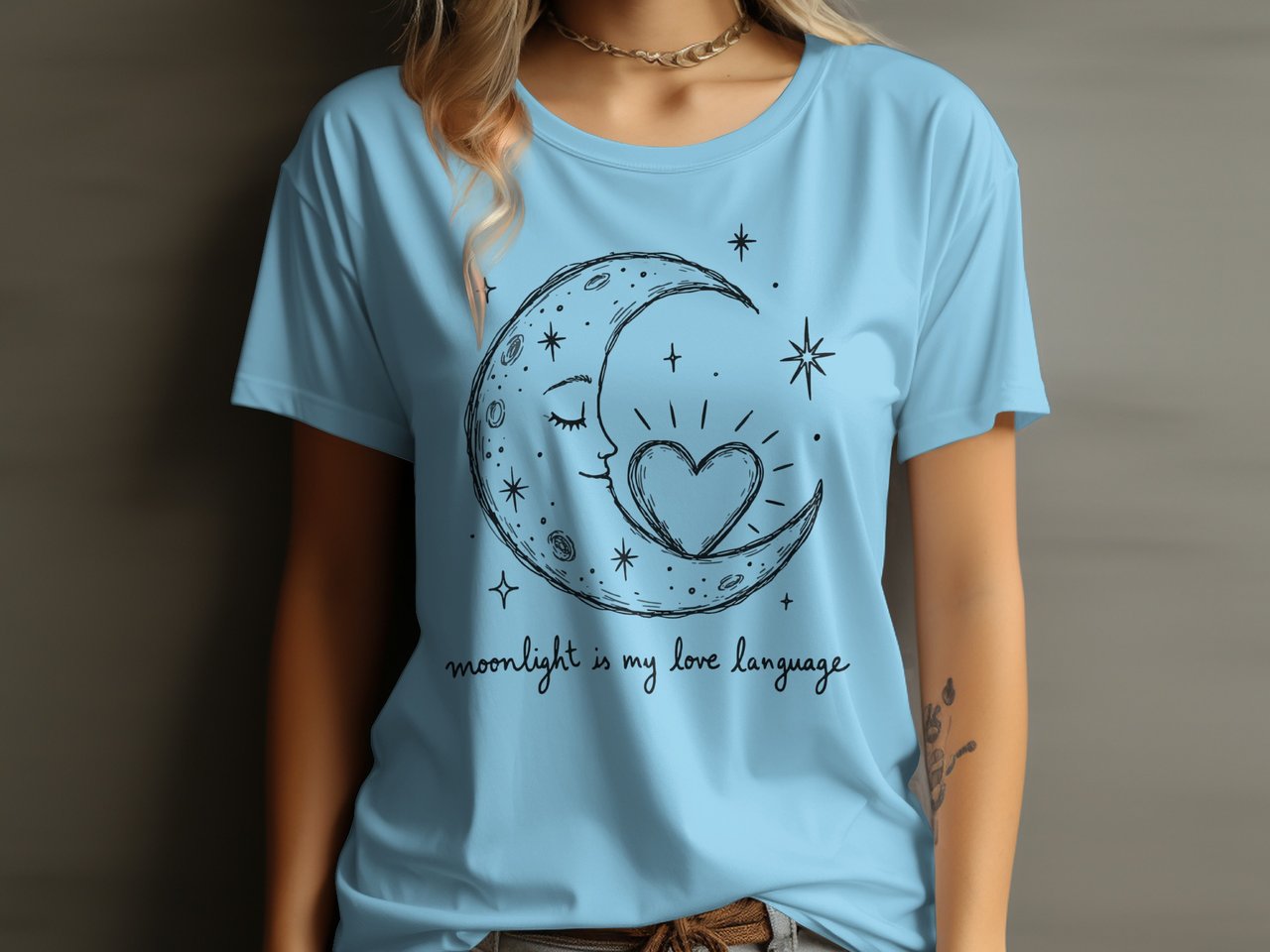 Moonlight Is My Love Language Tee or Sweatshirt