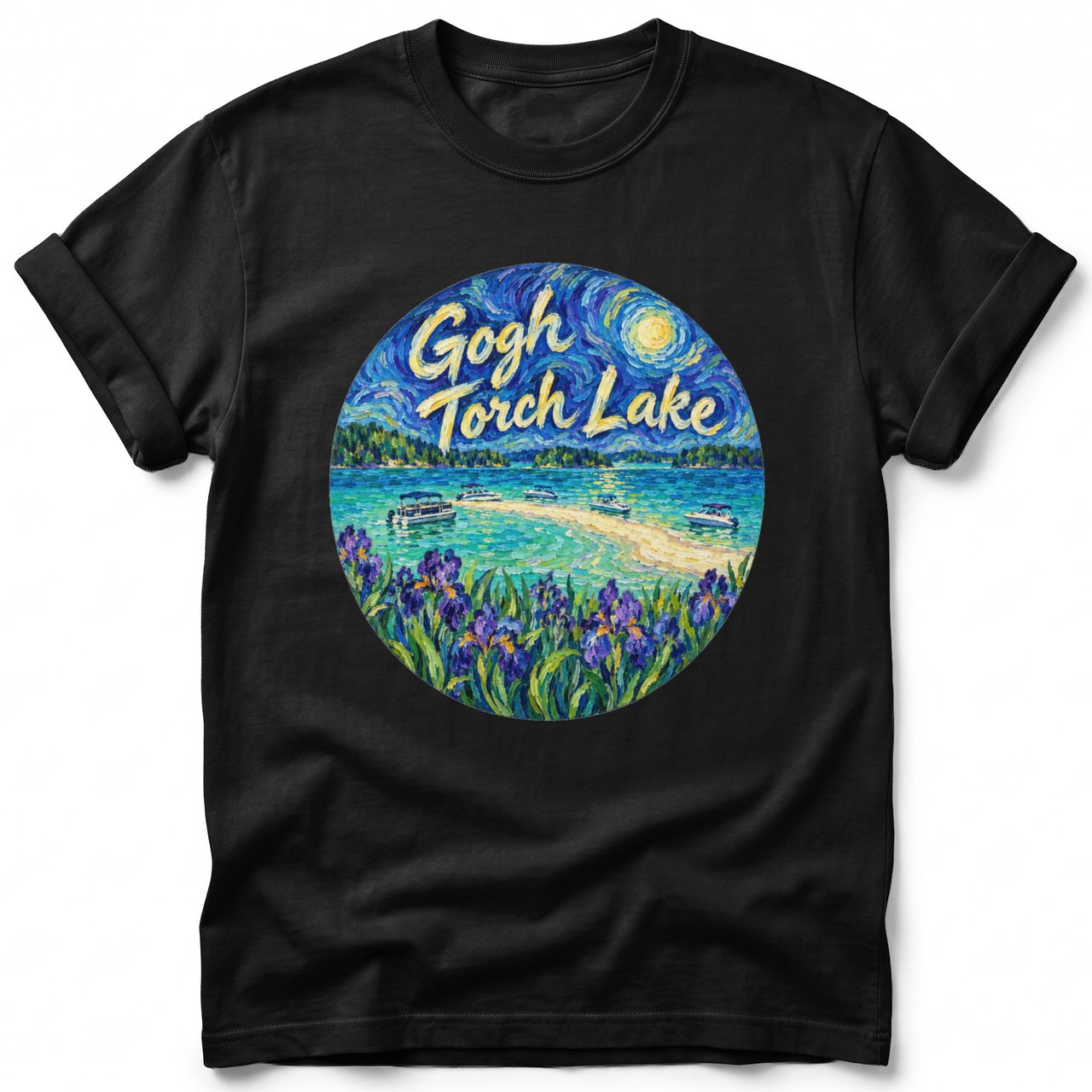 Gogh Torch Lake ~ Comfort Colors Premium Tee
