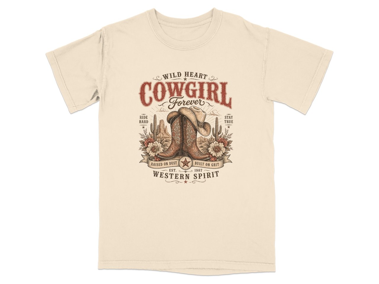 Wild Heart Cowgirl Desert Spirit T-Shirt