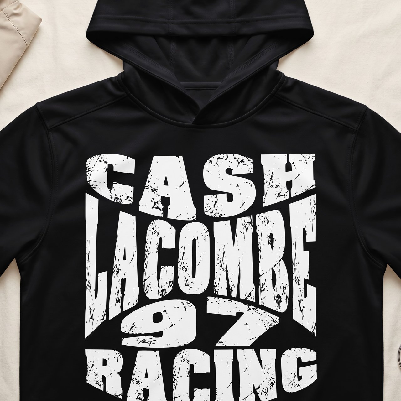 Cash Lacombe 97 Racing Hoodie | Official CLR Racing Merch | Sport-Tek Performance Pullover