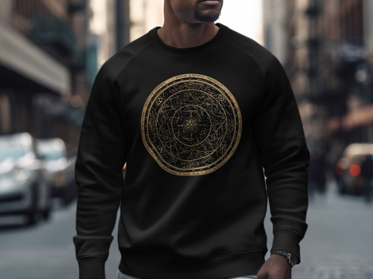 Vintage Celestial Star Map Sweatshirt