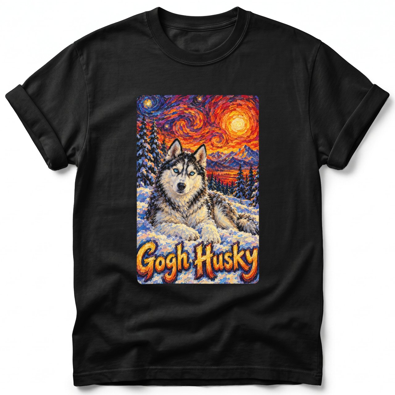 Gogh Husky ~ Comfort Colors Premium Tee