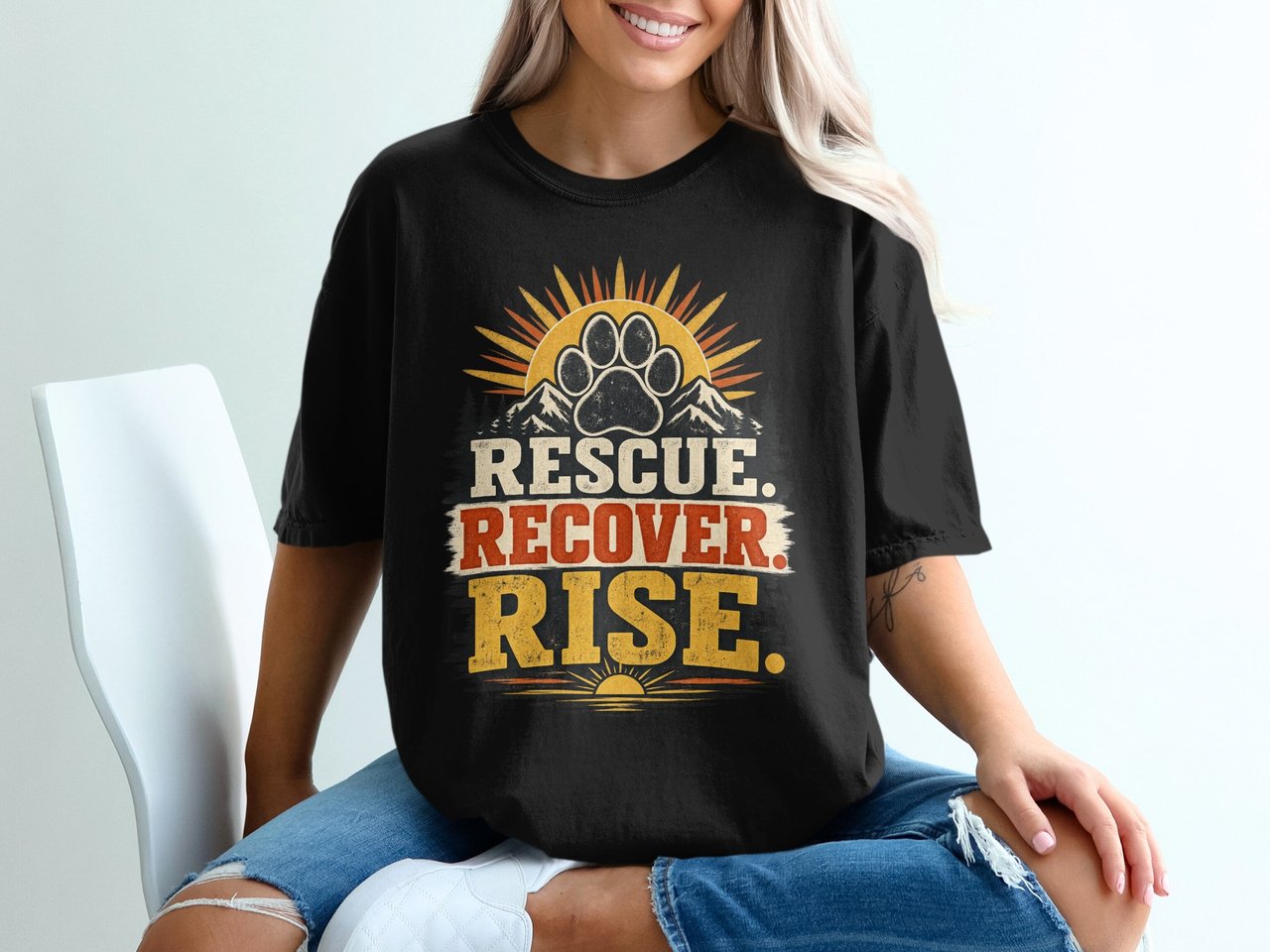Rescue Recover Rise Tee