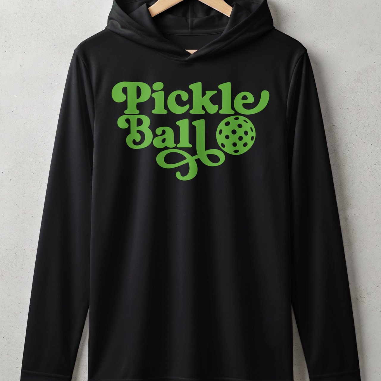 Pickleball Sport-Tek Performance Hood, Pickle Ball, Lightweight Hoodie