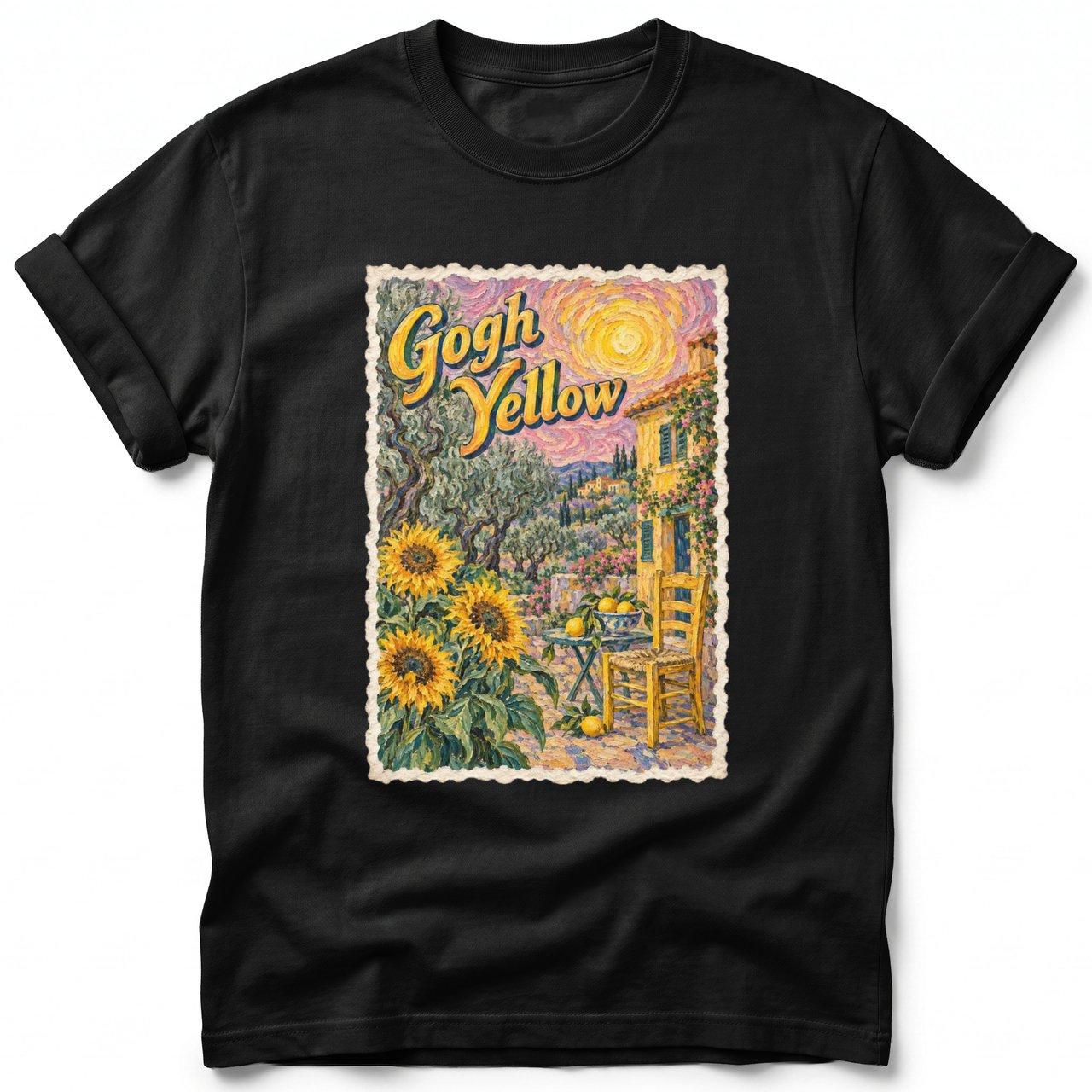 Gogh Yellow ~ Comfort Colors Premium Tee