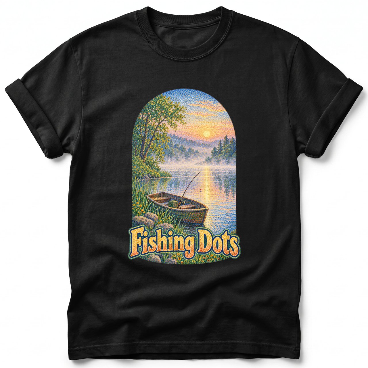 Fishing Dots ~ Comfort Colors Premium Tee