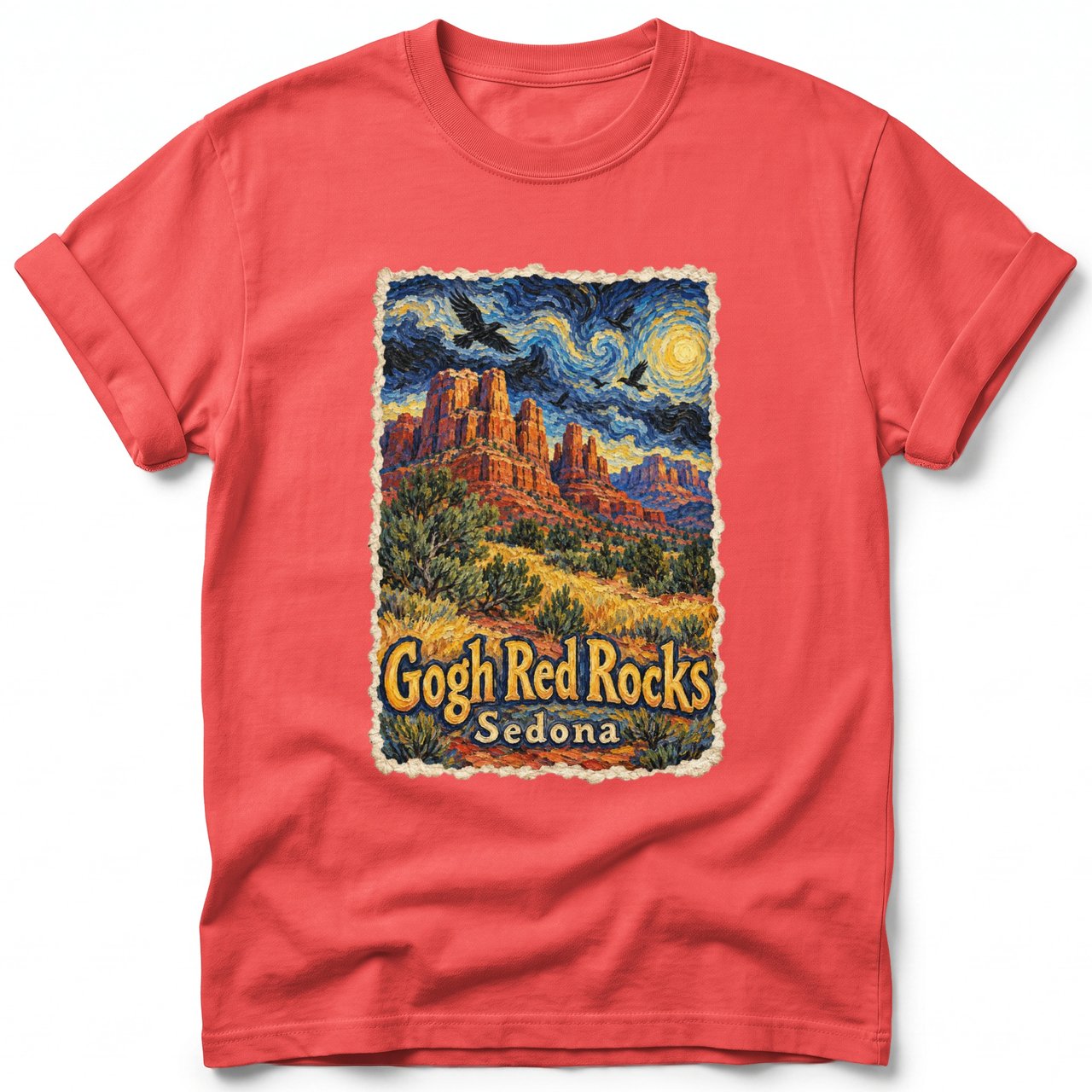 Gogh Red Rocks ~ Comfort Colors Premium Tee