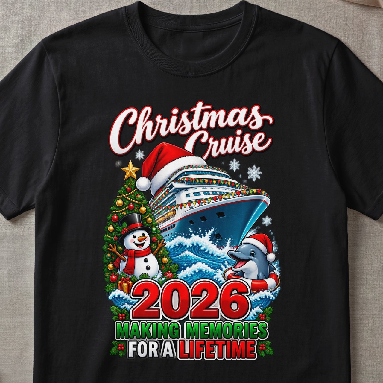 Christmas Cruise 2026 Graphic T-Shirt