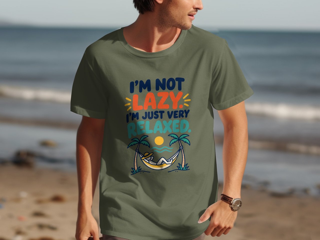 I'm Not Lazy Just Relaxed Tee