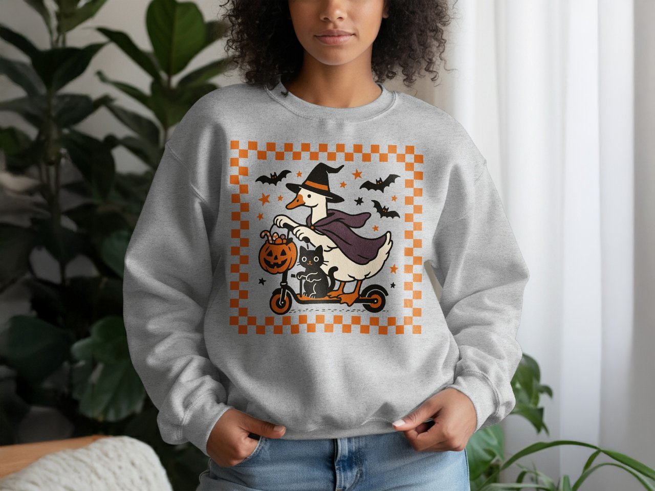 Silly Goose Shirt -Spooky Goose T-Shirt, Halloween Goose, Witchy Cat Tee, Halloween Costume Tee, Bat Star Tee, Pumpkin T-Shirt,