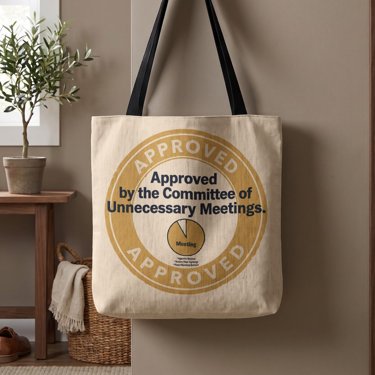 Unnecessary Meetings Committee Tote Bag