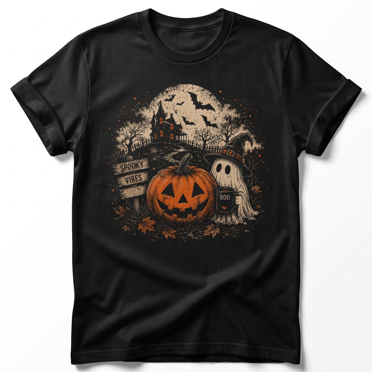 Spooky Vibes Halloween Tee