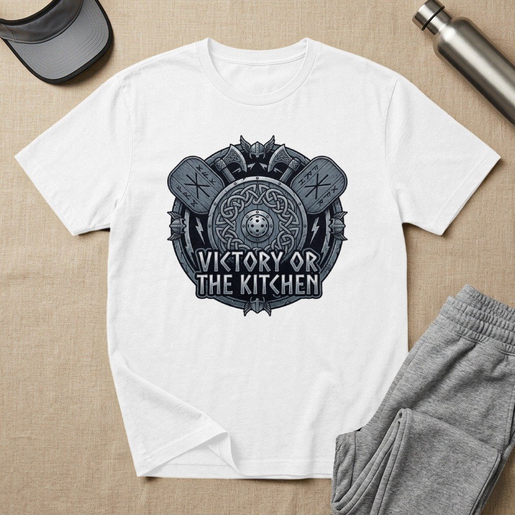 Victory Or The Kitchen Pickleball Tee