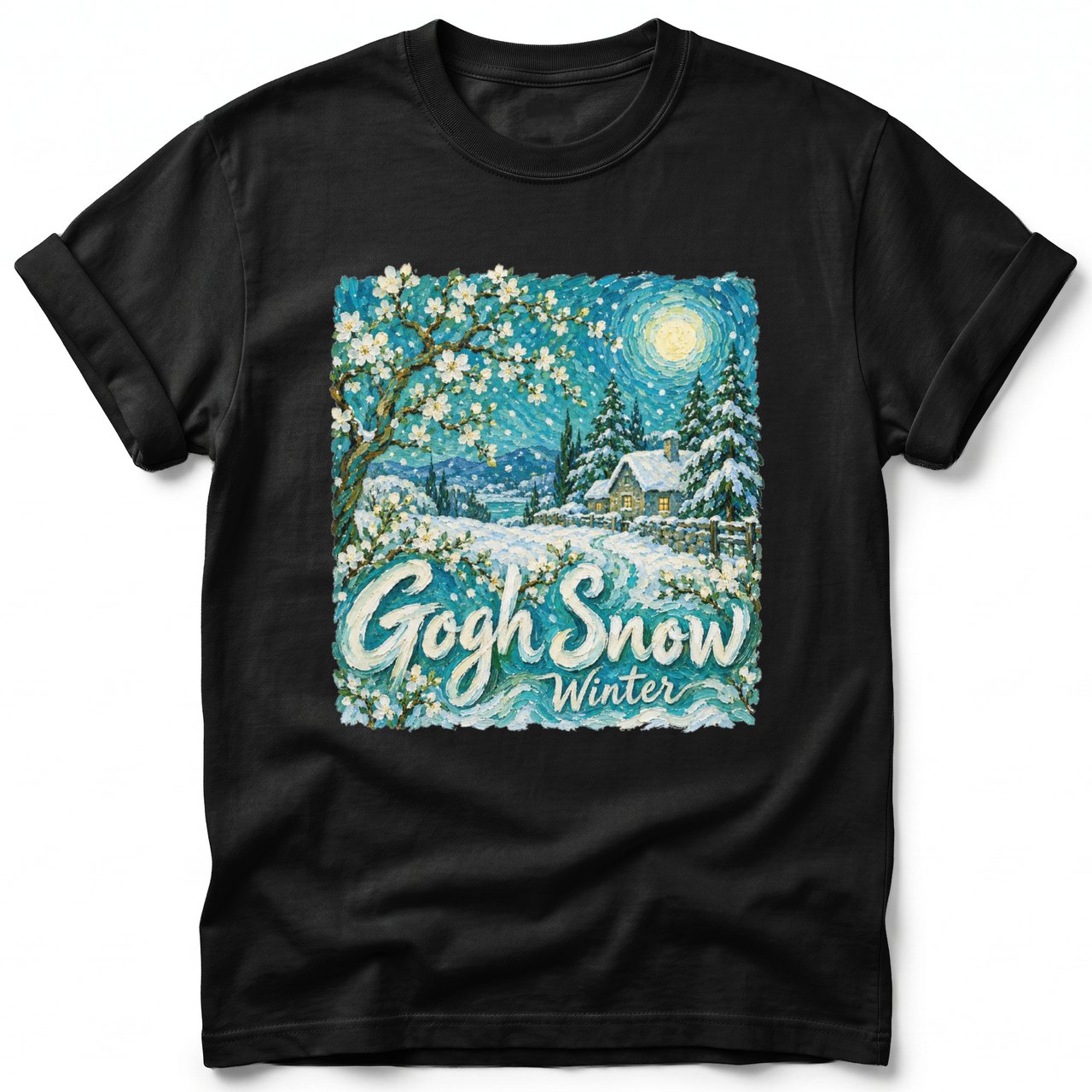 Gogh Snow ~ Comfort Colors Premium Tee