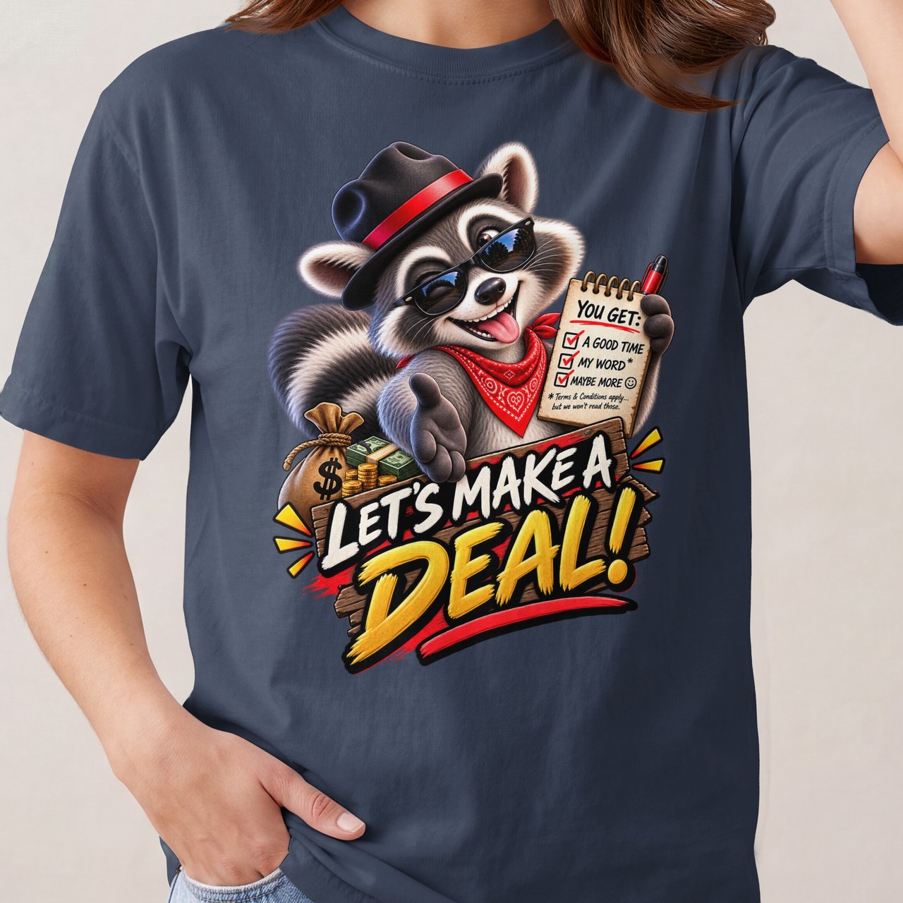 Let's Make a Deal Raccoon Tee