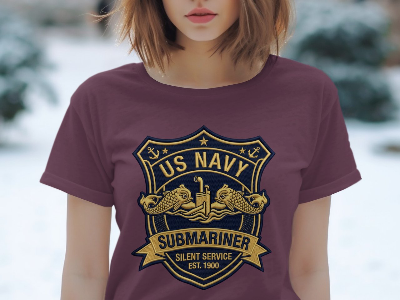 US Navy Submariner Silent Service T-Shirt | Patriotic Military Veteran Shirt | Naval Heritage Gift Tee