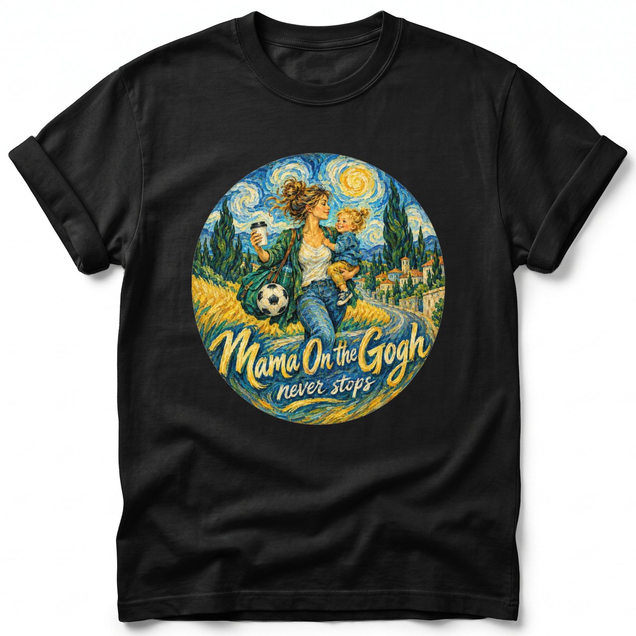 Mama On the Gogh ~ Comfort Colors Premium Tee