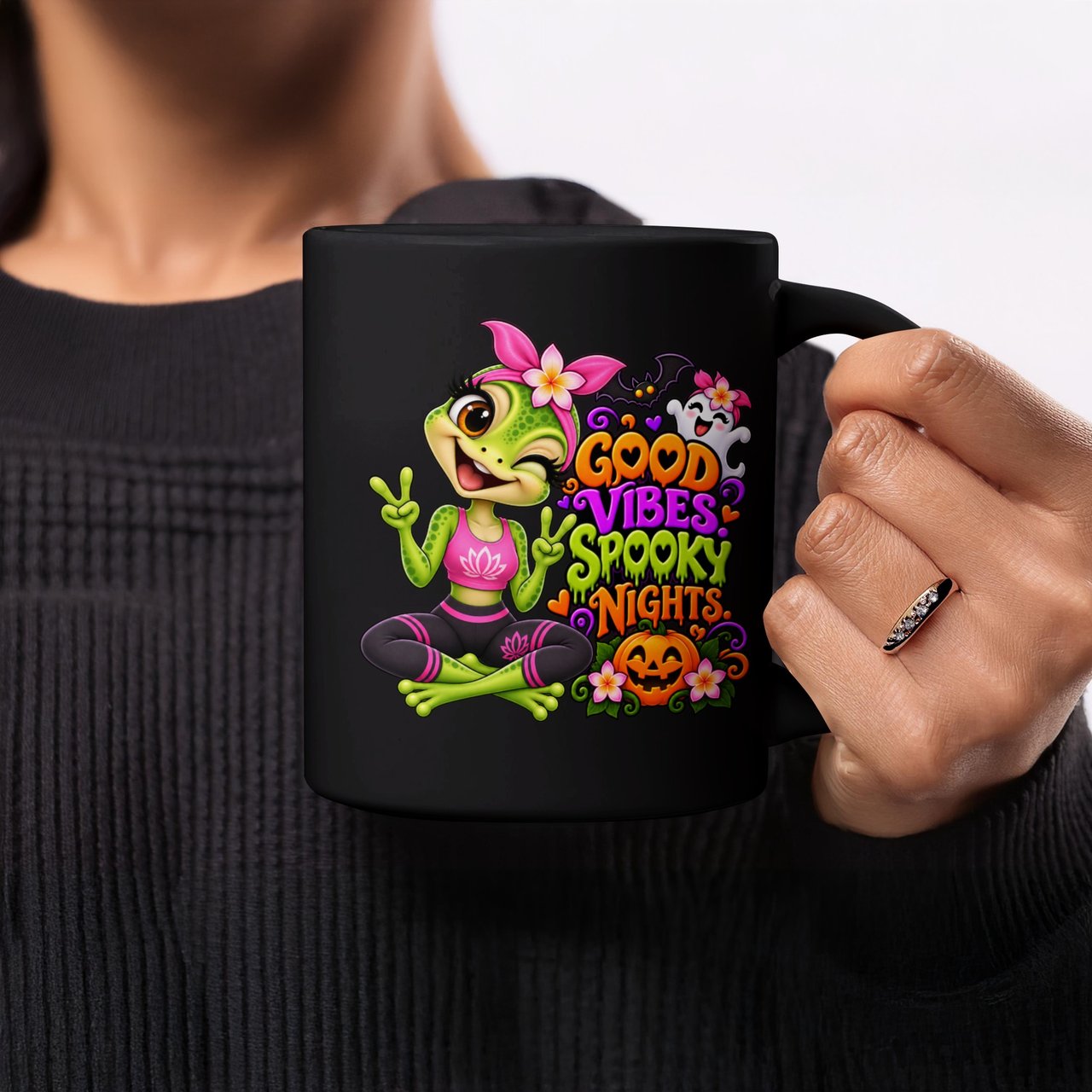 Good Vibes Spooky Nights Mug