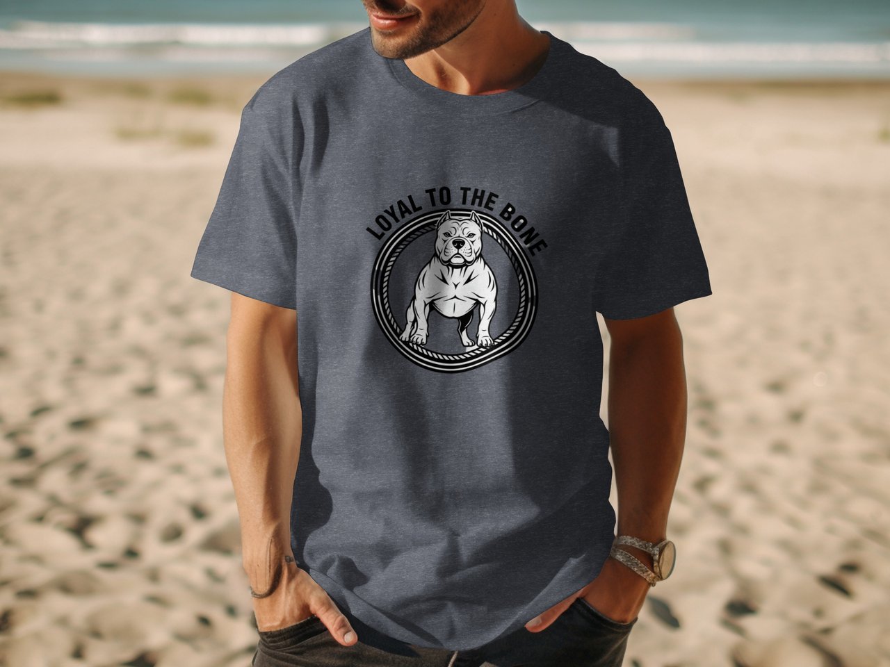 Loyal To The Bone Tee | Pit Bull Shirt | Pittie Lover Gift | Bully Breed Apparel