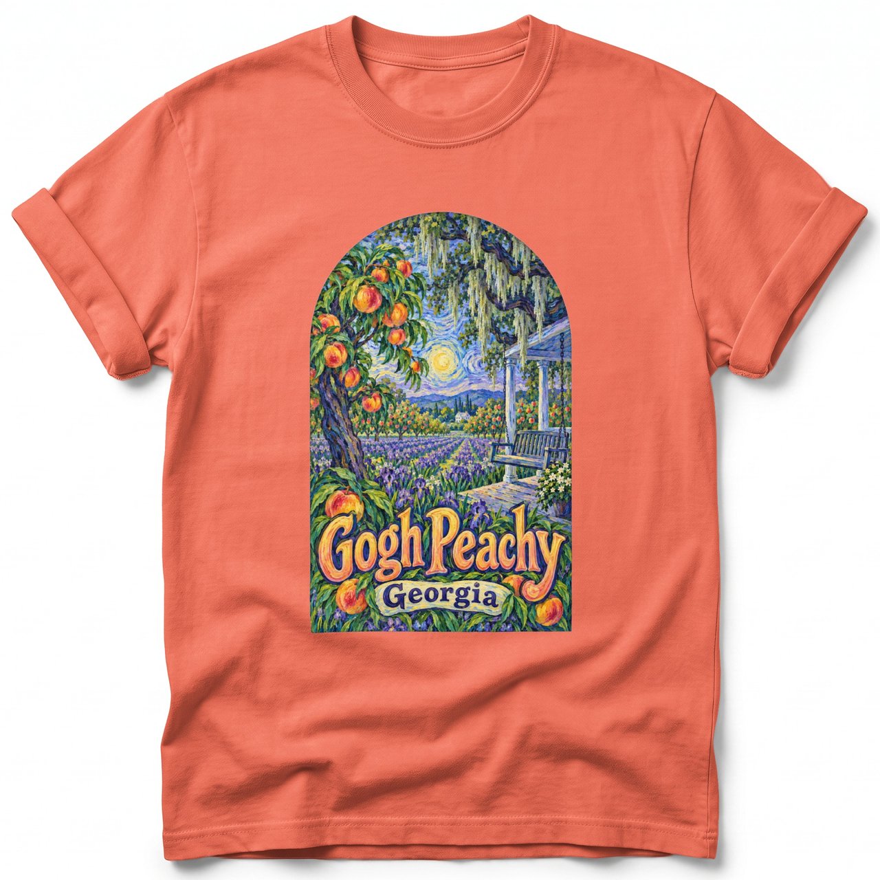 Gogh Peachy ~ Comfort Colors Premium Tee