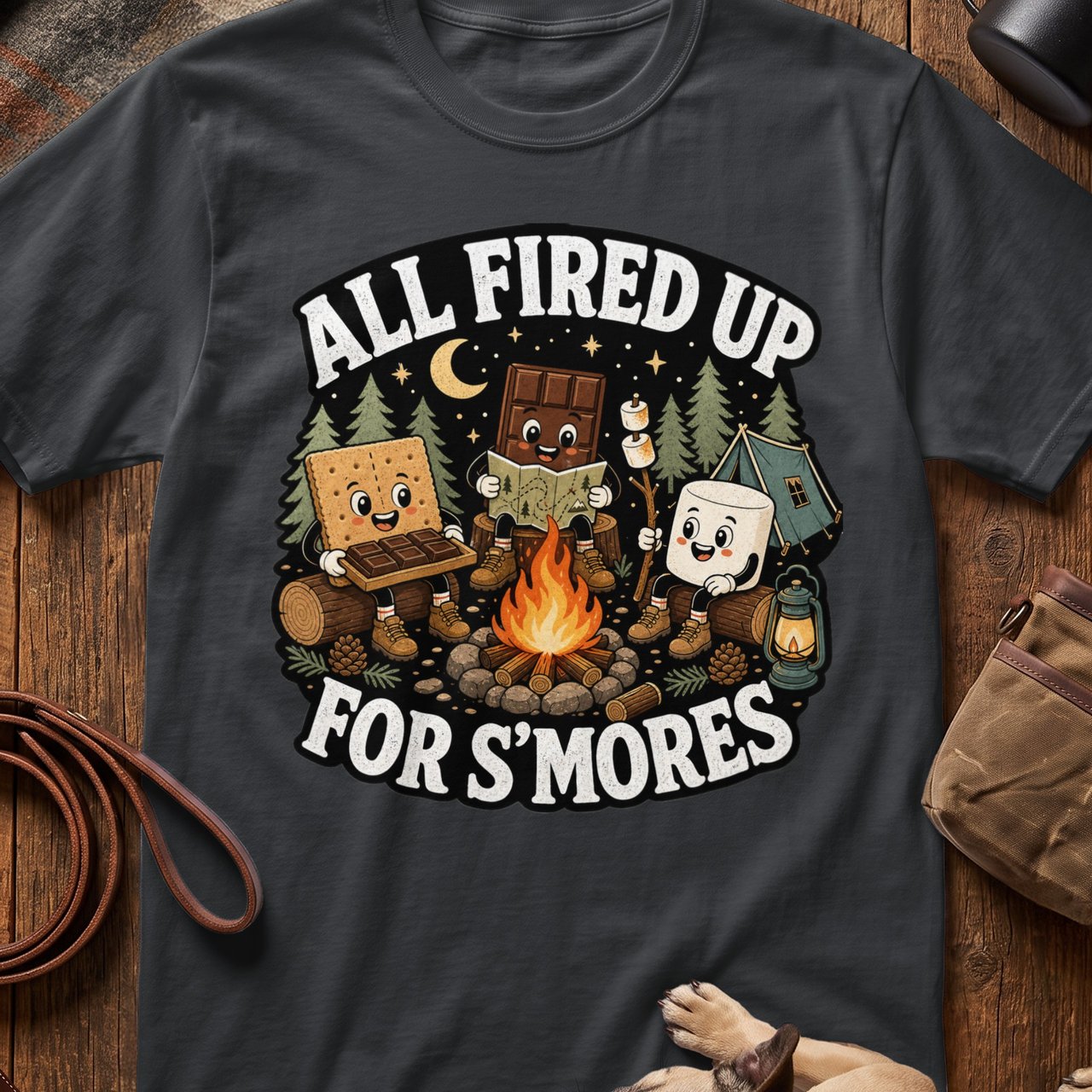 All Fired Up For S'mores T-Shirt
