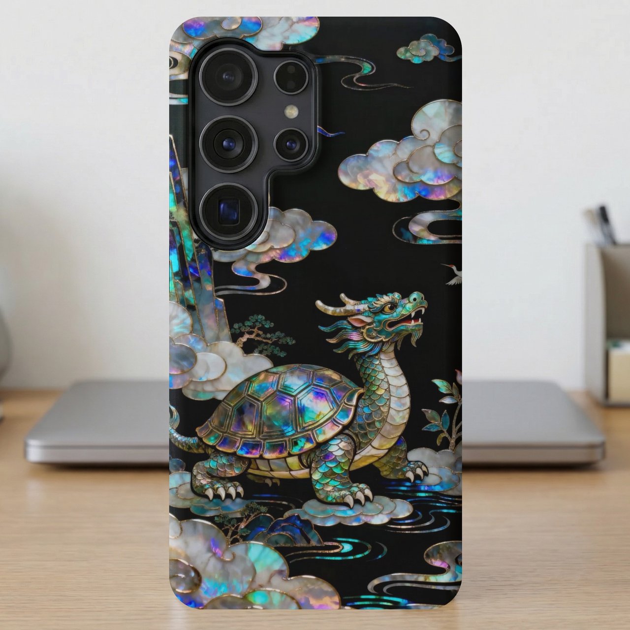 Mother of Pearl Dragon Turtle MagSafe® Phone Case