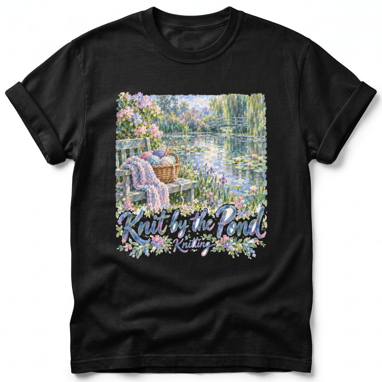 Knit by the Pond ~ Comfort Colors Premium Tee