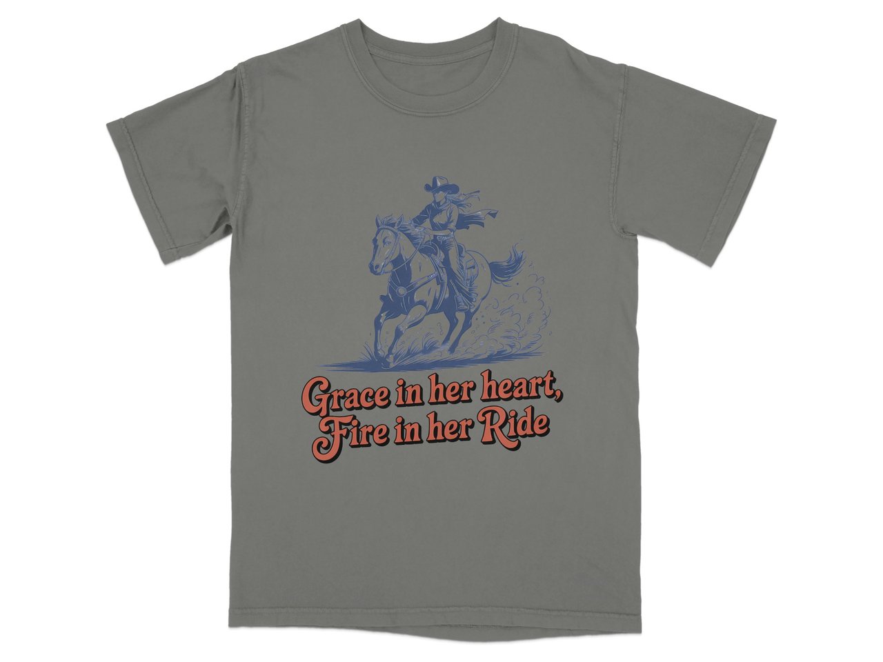 Grace In Her Heart Fire In Her Ride Tee