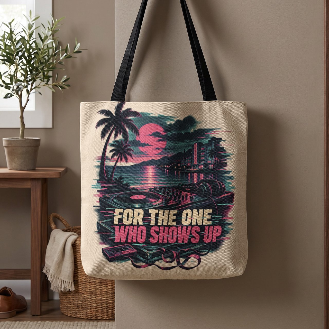 For The One Who Shows Up Tote Bag