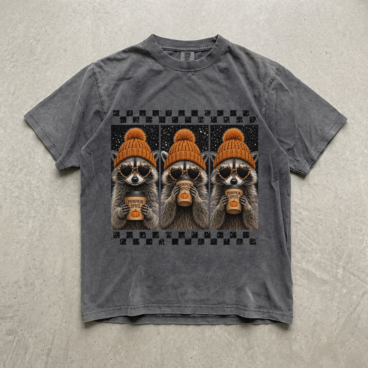 Pumpkin Spice Raccoon T-Shirt