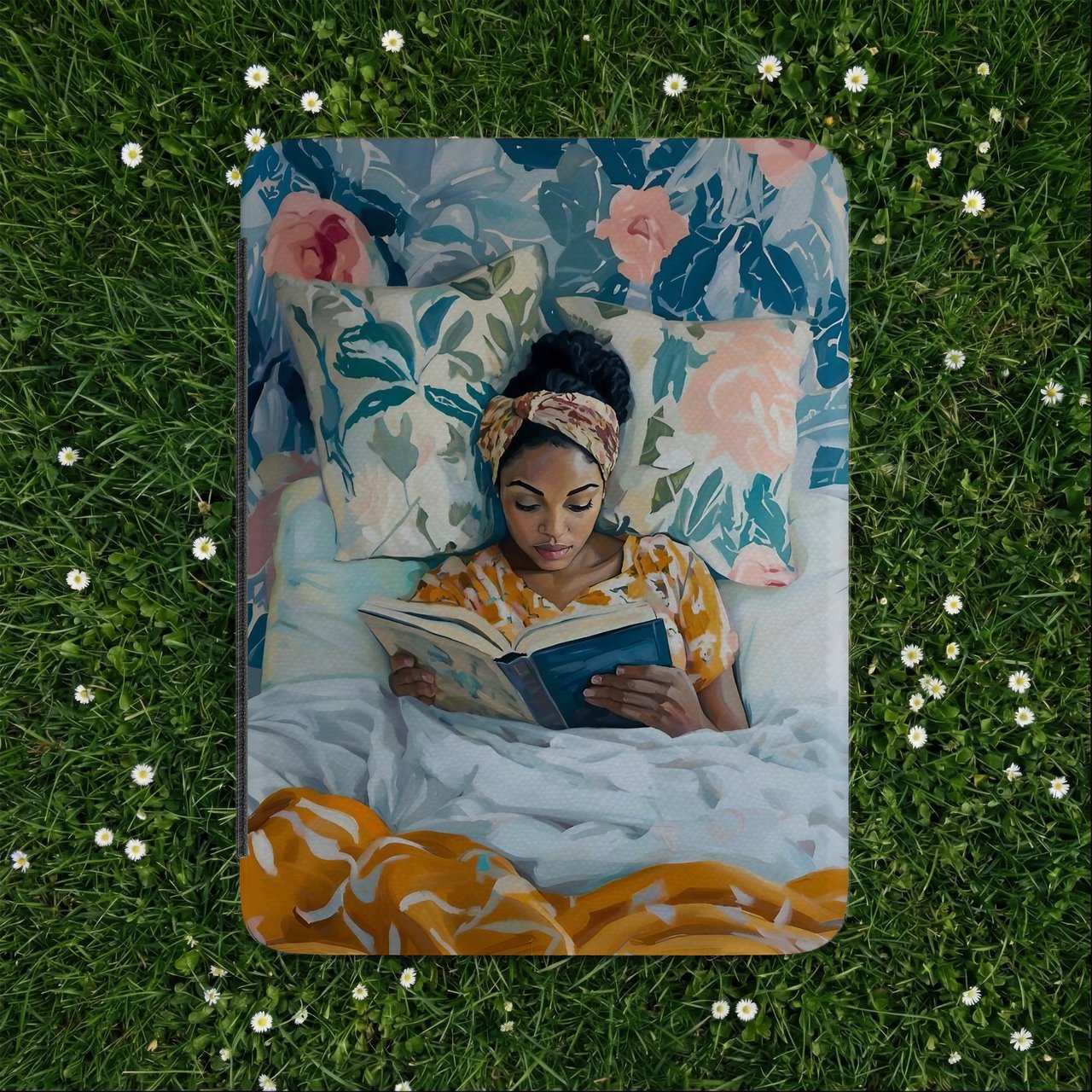 Cozy Floral Reader Kindle Case