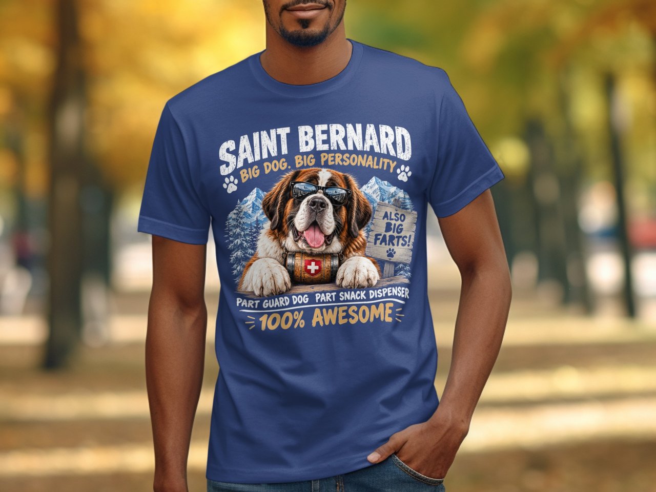Saint Bernard Big Personality Tee