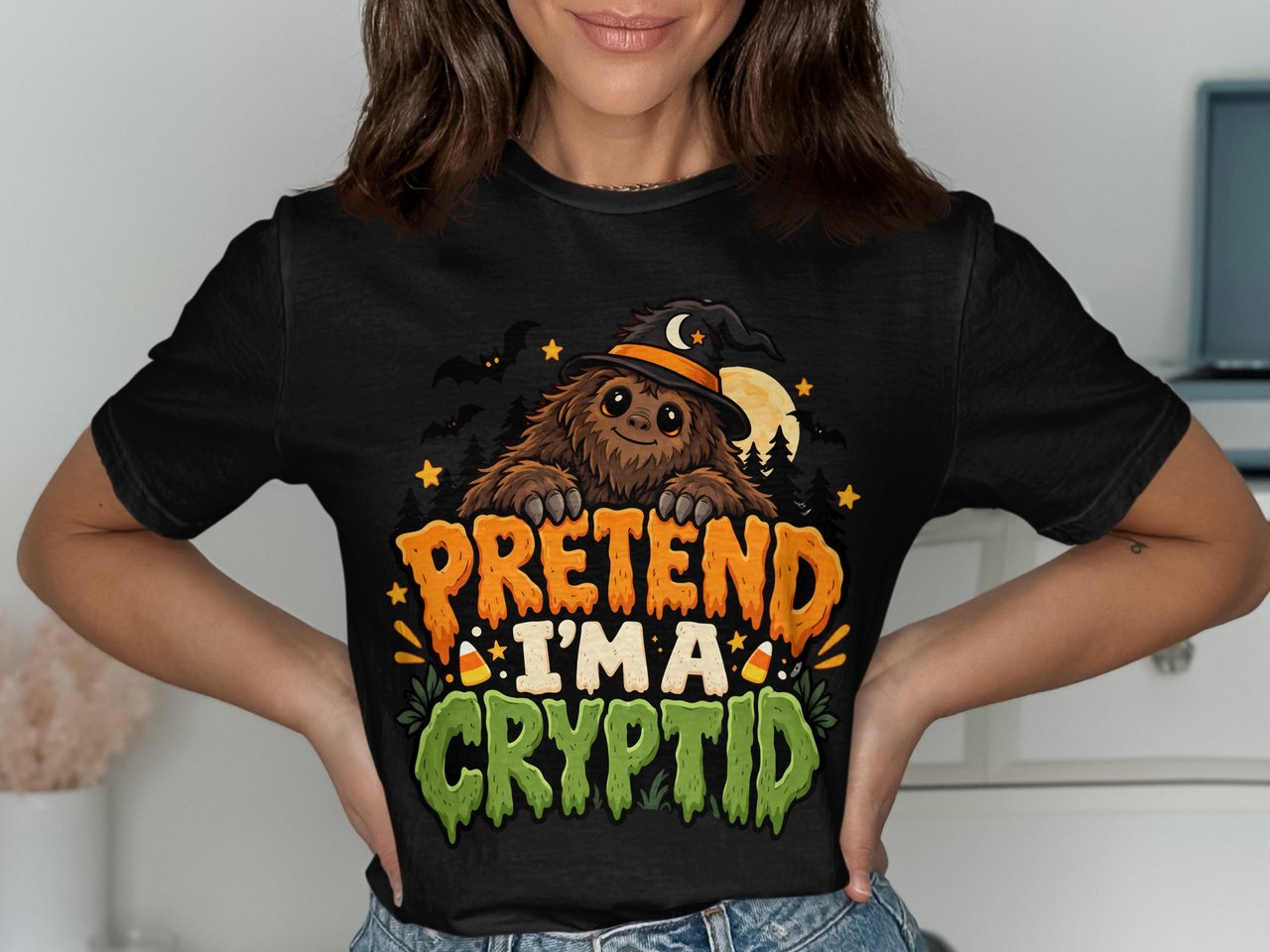 Pretend I'm A Cryptid Tee or Sweatshirt