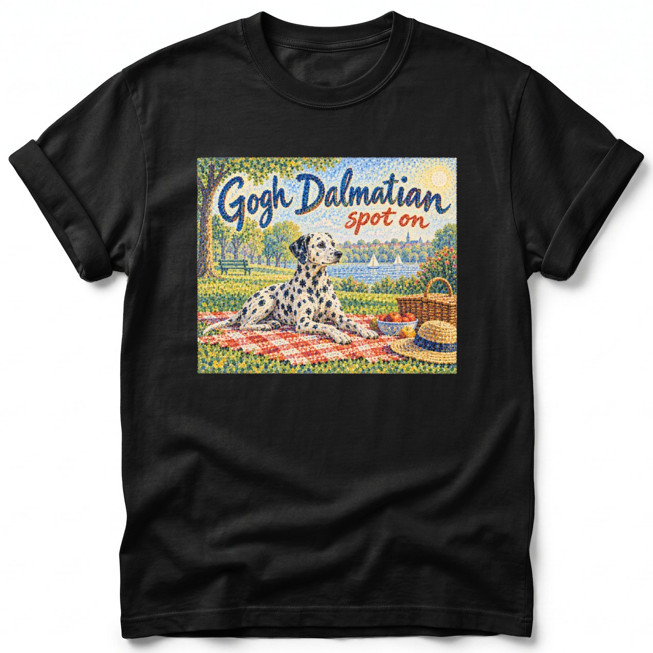 Gogh Dalmatian ~ Comfort Colors Premium Tee