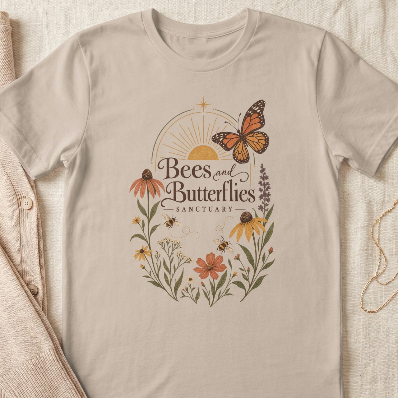 Bees and Butterflies Sanctuary Tee