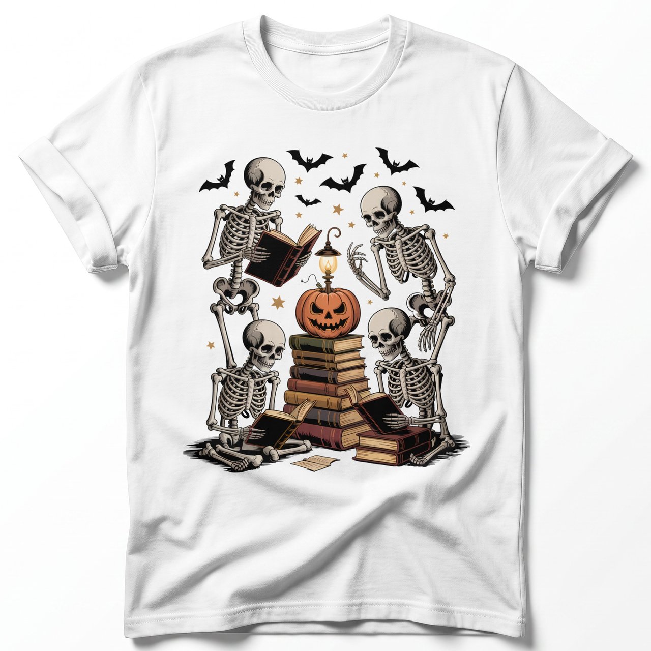 Skeleton Book Club Tee