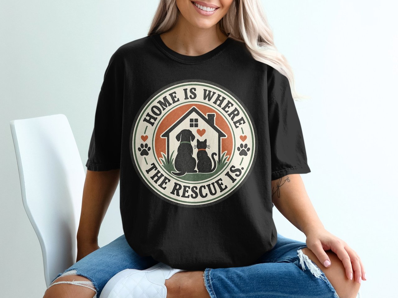 Home Is Where The Rescue Is Tee