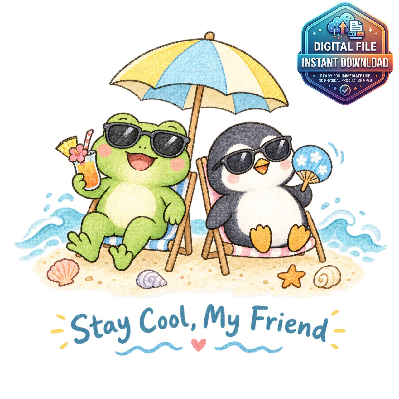 Stay Cool My Friend Clipart