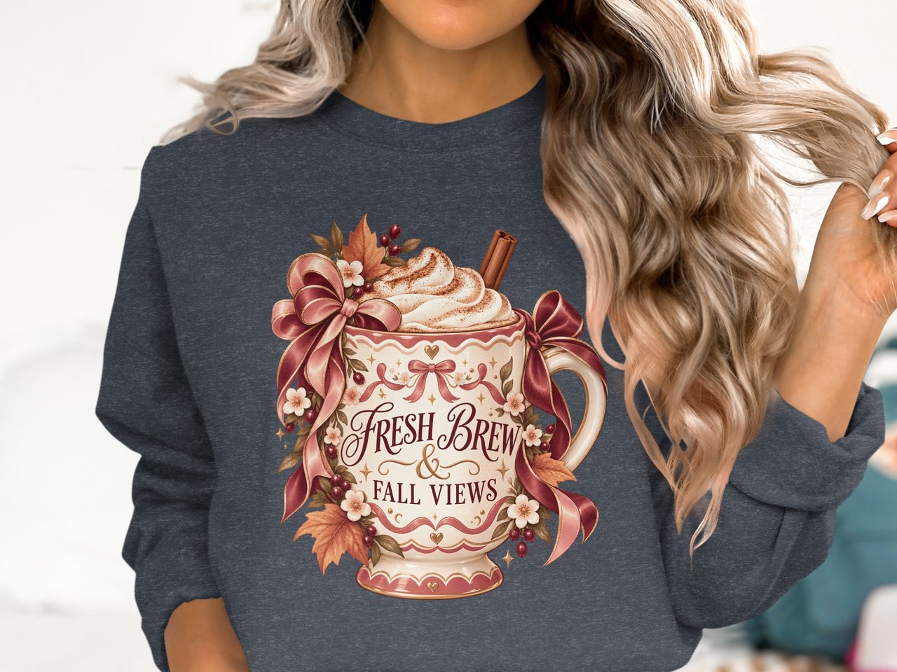 Fresh Brew & Fall Views Tee or Sweatshirt